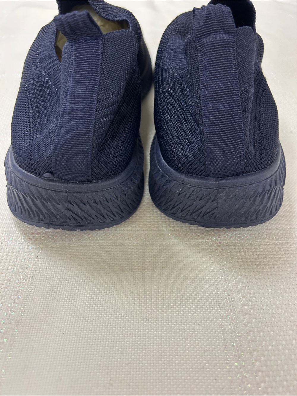 NWOT Men's Slip-On Knit Sneakers - navy image 3